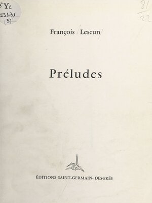 cover image of Préludes
